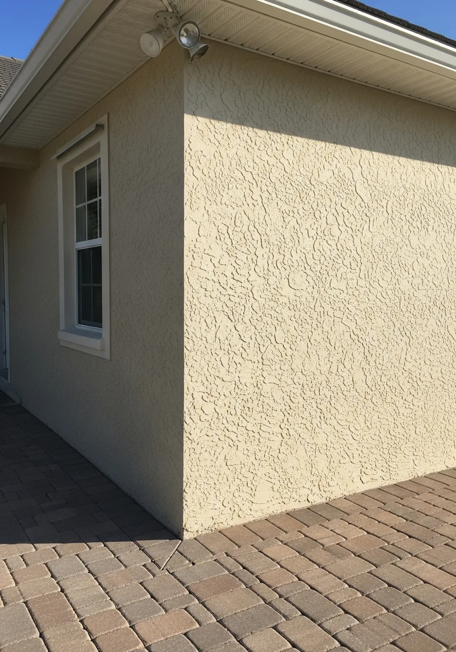Coastal Volusia County home with ocean views and weathered exterior materials typical of beachfront properties.